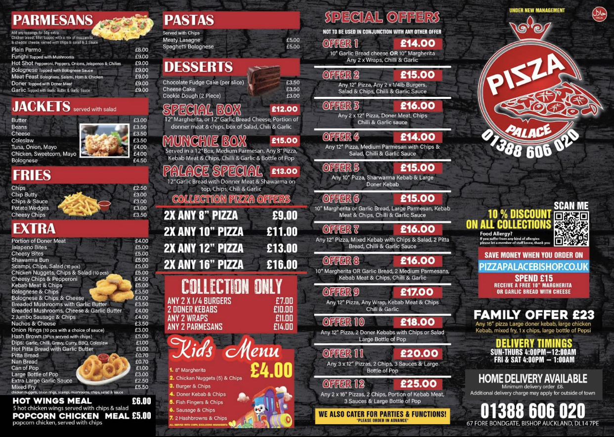 Photo of Castle Pizza - 67 Fore Bondgate, Bishop Auckland DL14 7PE